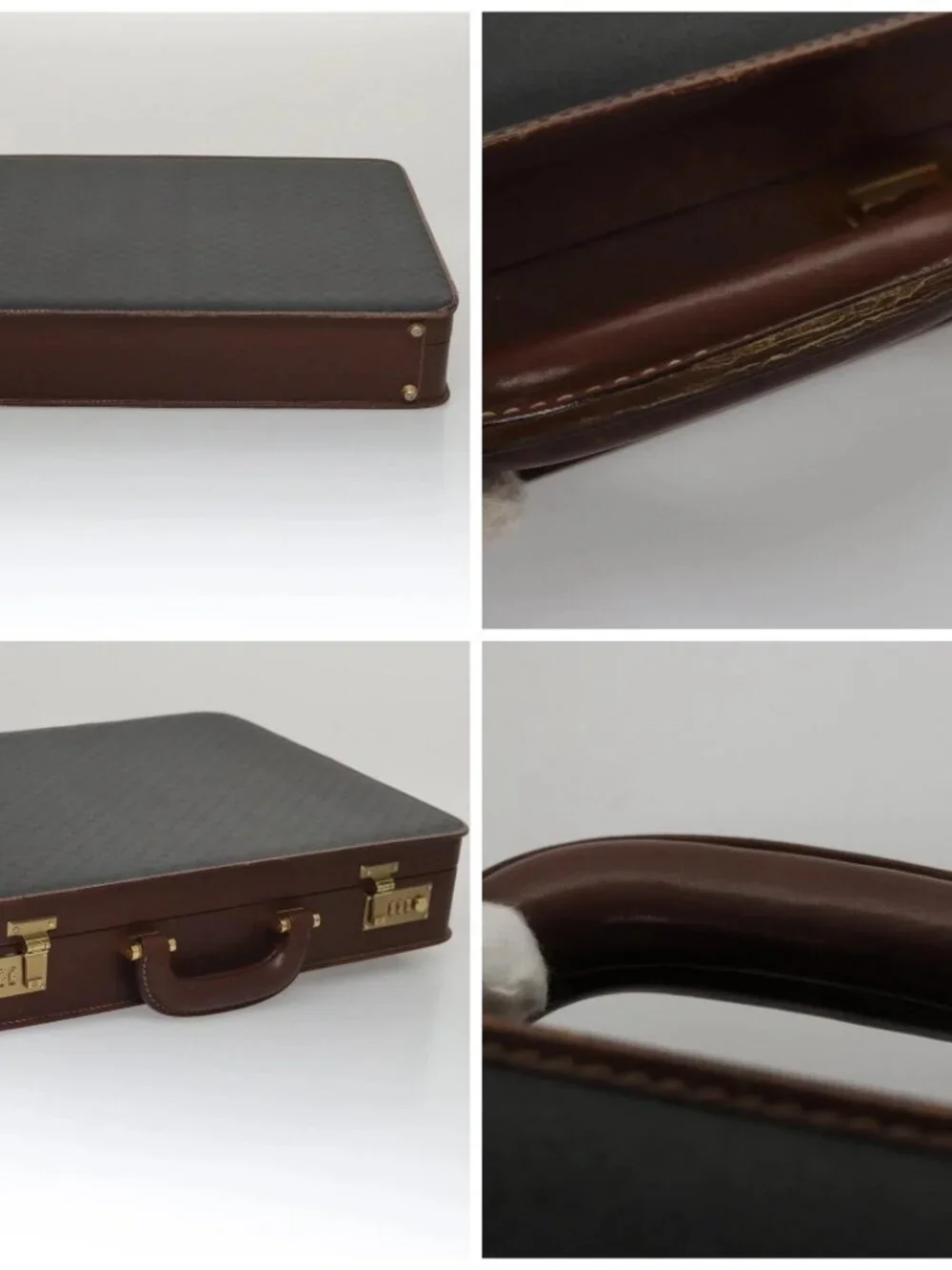 GUCCI Micro GG Canvas Trunk Black Gold